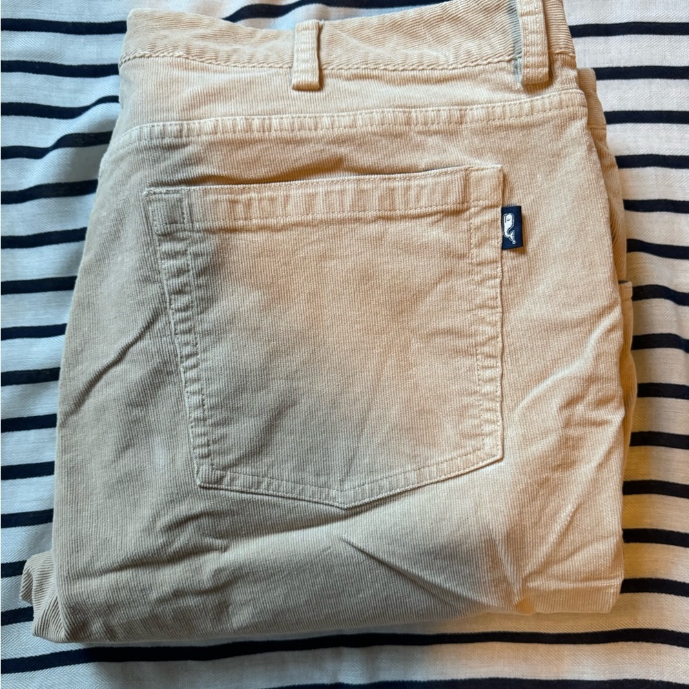 Vineyard Vines corduroy pants. 5 pocket, Khaki 38X32
